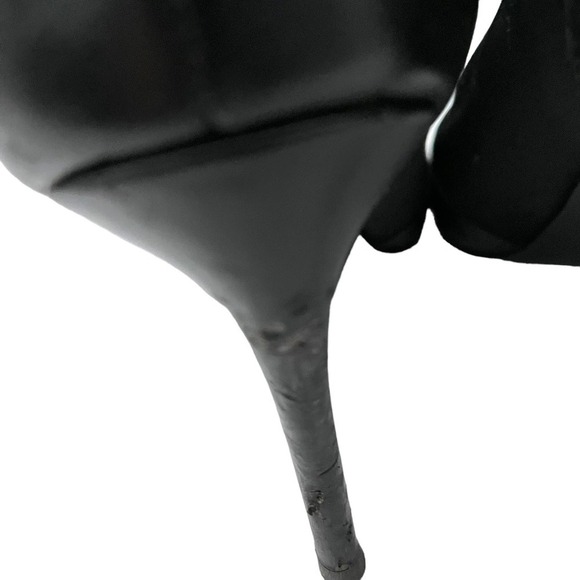 Charles by Charles David Ankle Boot Front Zip Mixed Media Leather Black Size 8.5 - Picture 7 of 8